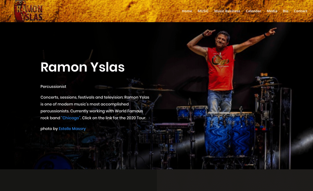 Ramon Yslas Website Screenshot